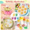 200Pcs Easter Mini Cupcake Liners Baking Cups, Colorful Grease-resistant Mini Size Cupcake Cups for Baking, Heavy Duty Paper Cupcake Wrappers Muffin Baking Cup for Spring Easter Birthday Party